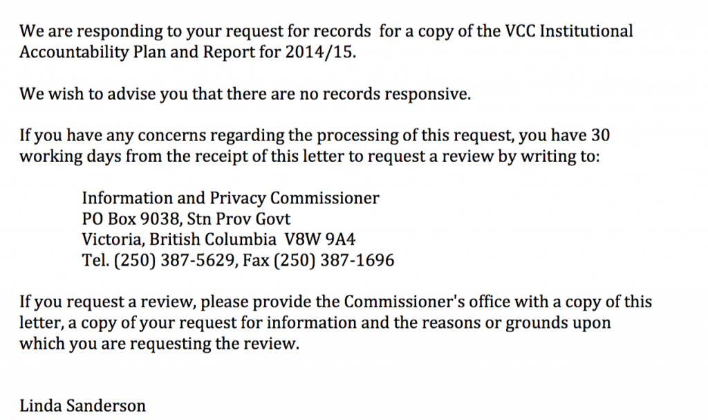 VCC response