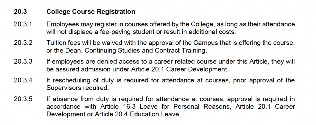 20.3 College Course Registration